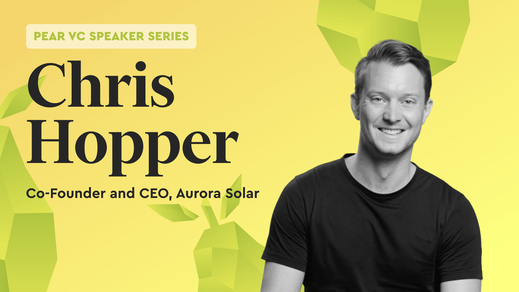 Pear VC Speaker Series: Chris Hopper