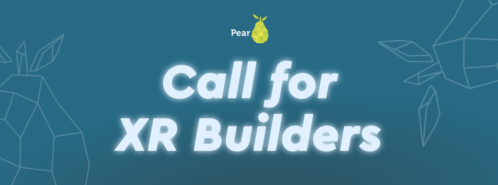 AR/VR/XR/PEAR: our call for mixed reality builders 