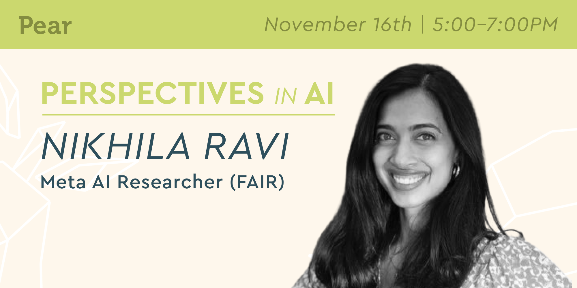 resources Perspectives in AI: Fireside Chat with Nikhila Ravi