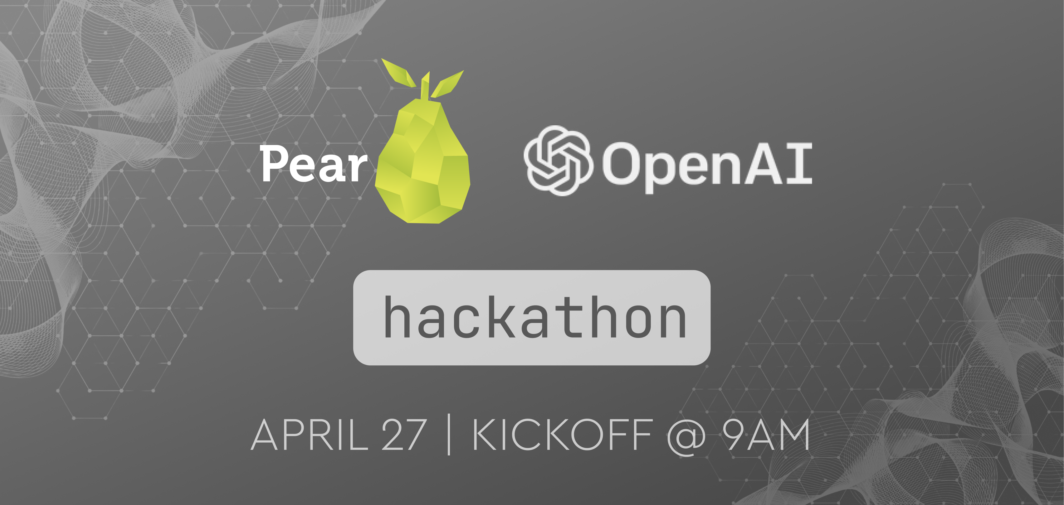 event Pear VC + OpenAI Hackathon