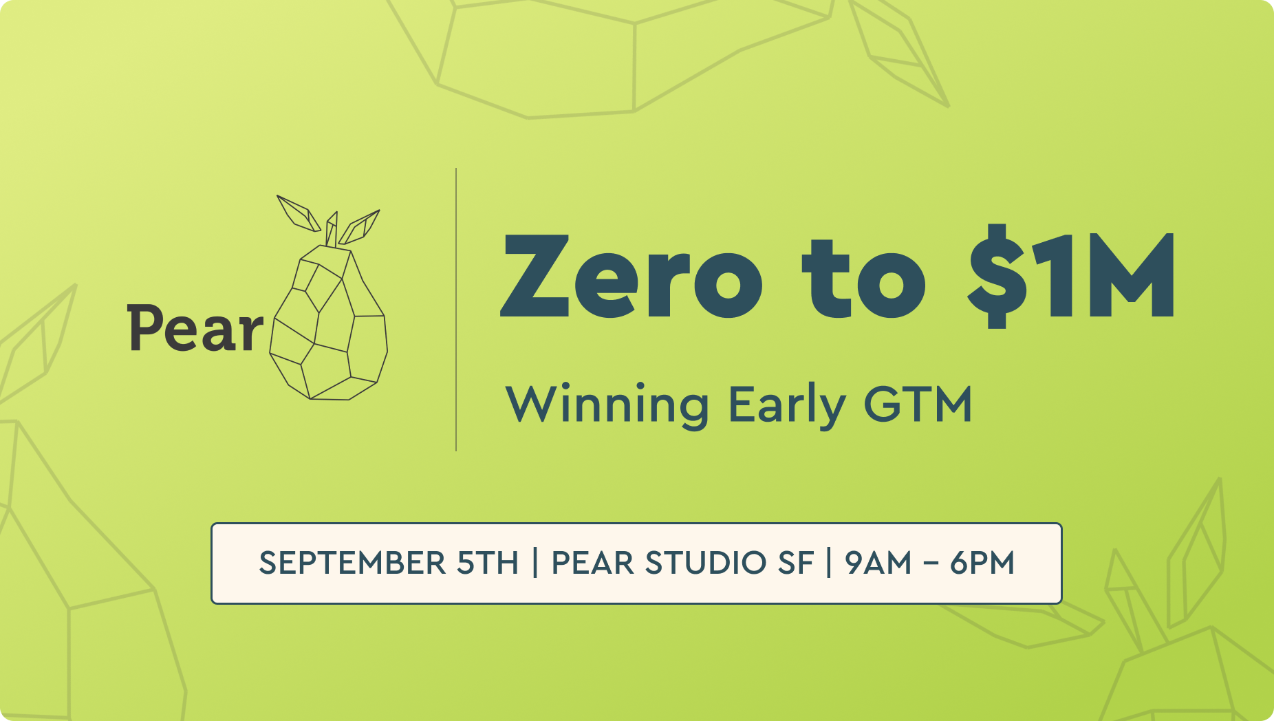 resources Zero to $1M: Winning Early GTM