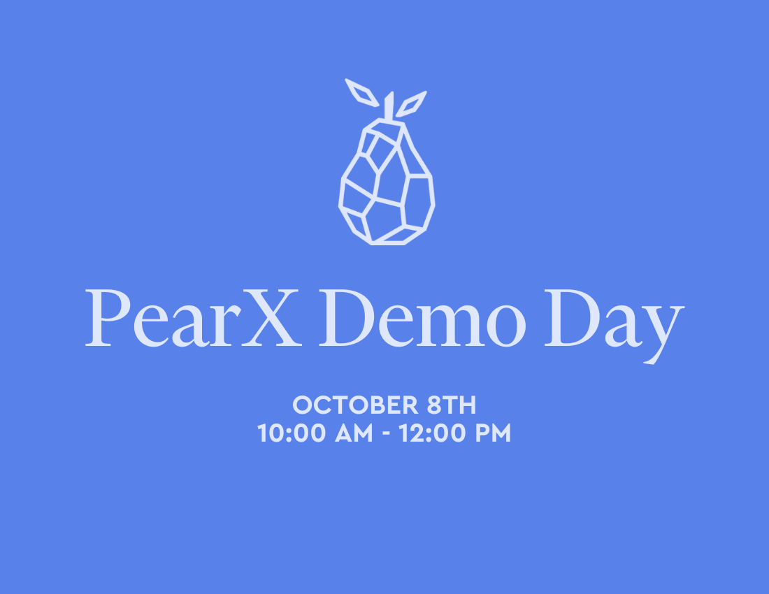 event Pear VC: PearX S24 Virtual Demo Day