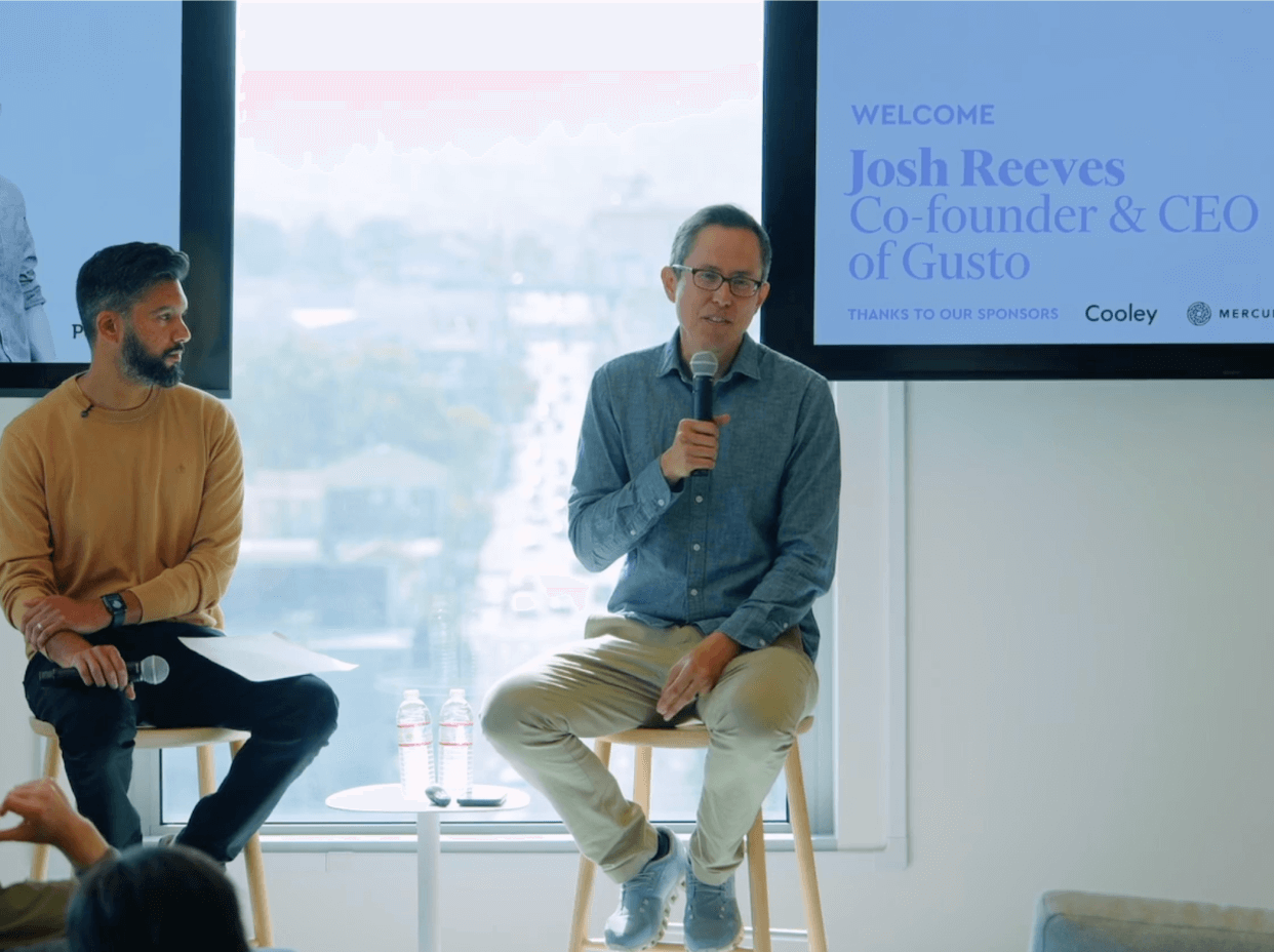 PearX Speakers Series with Josh Reeves (Gusto): Go where your incumbents won’t